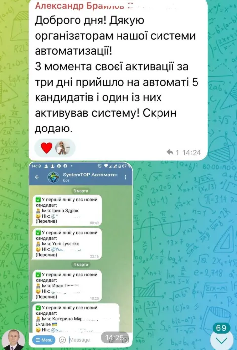 Результат новачка в SystemTOP — скріншот 4